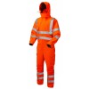 Leo Workwear Watertown Class 3 Hi-Vis Orange Stretch Coverall Leo Workwear Watertown Class 3 Hi-Vis Orange Stretch Coverall